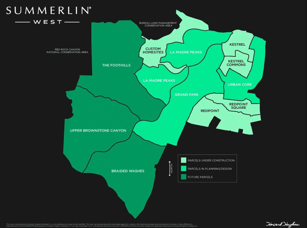 Summerlin West Community Map