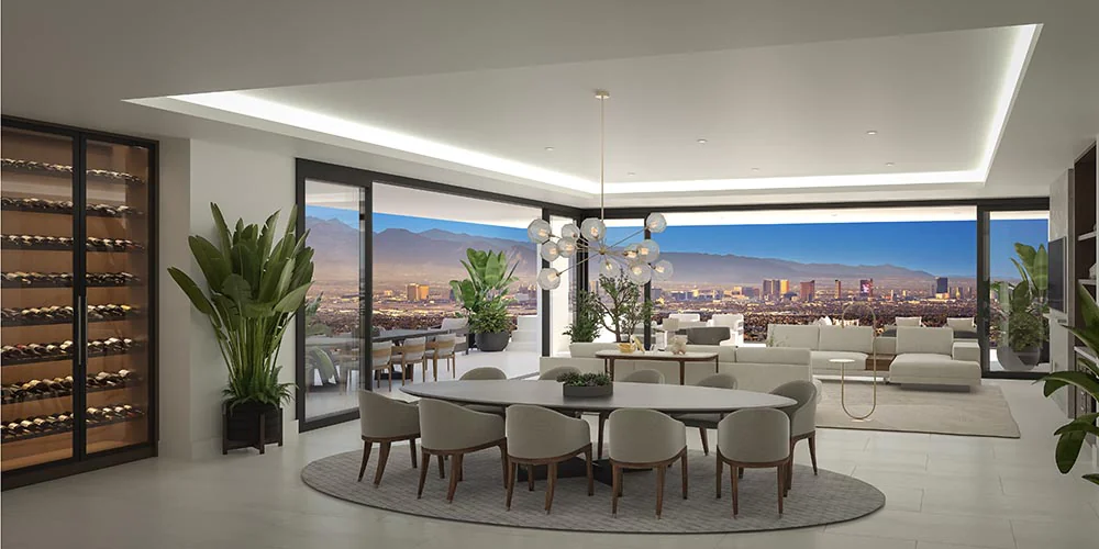 Four Seasons Las Vegas Private Residences Jr Penthouse A - Great Room