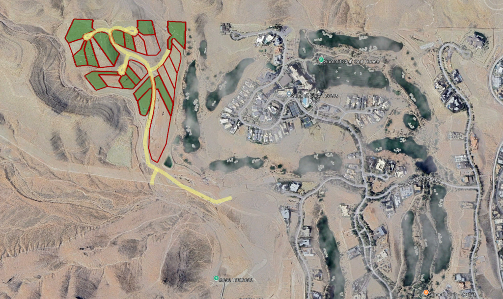 Las Vegas Summerlin Summit Club Expansion Map