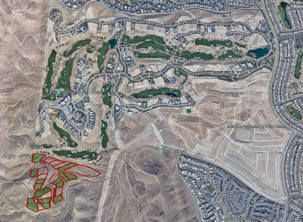 Summit Club Summerlin Expansion Map